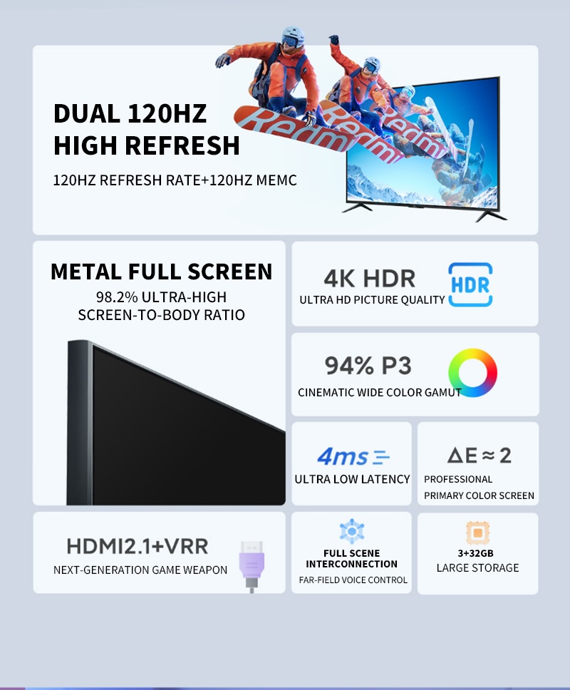 Tivi Xiaomi Redmi AI Smart X75 75 inch 2022