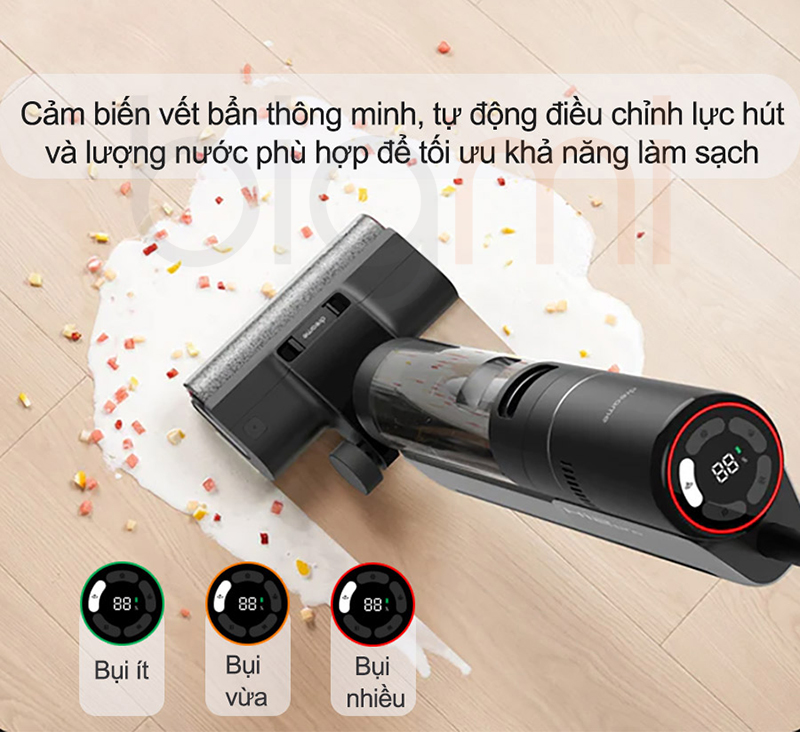 May hut bui lau nha kho uot Dreame H12 Pro Bigmi 3