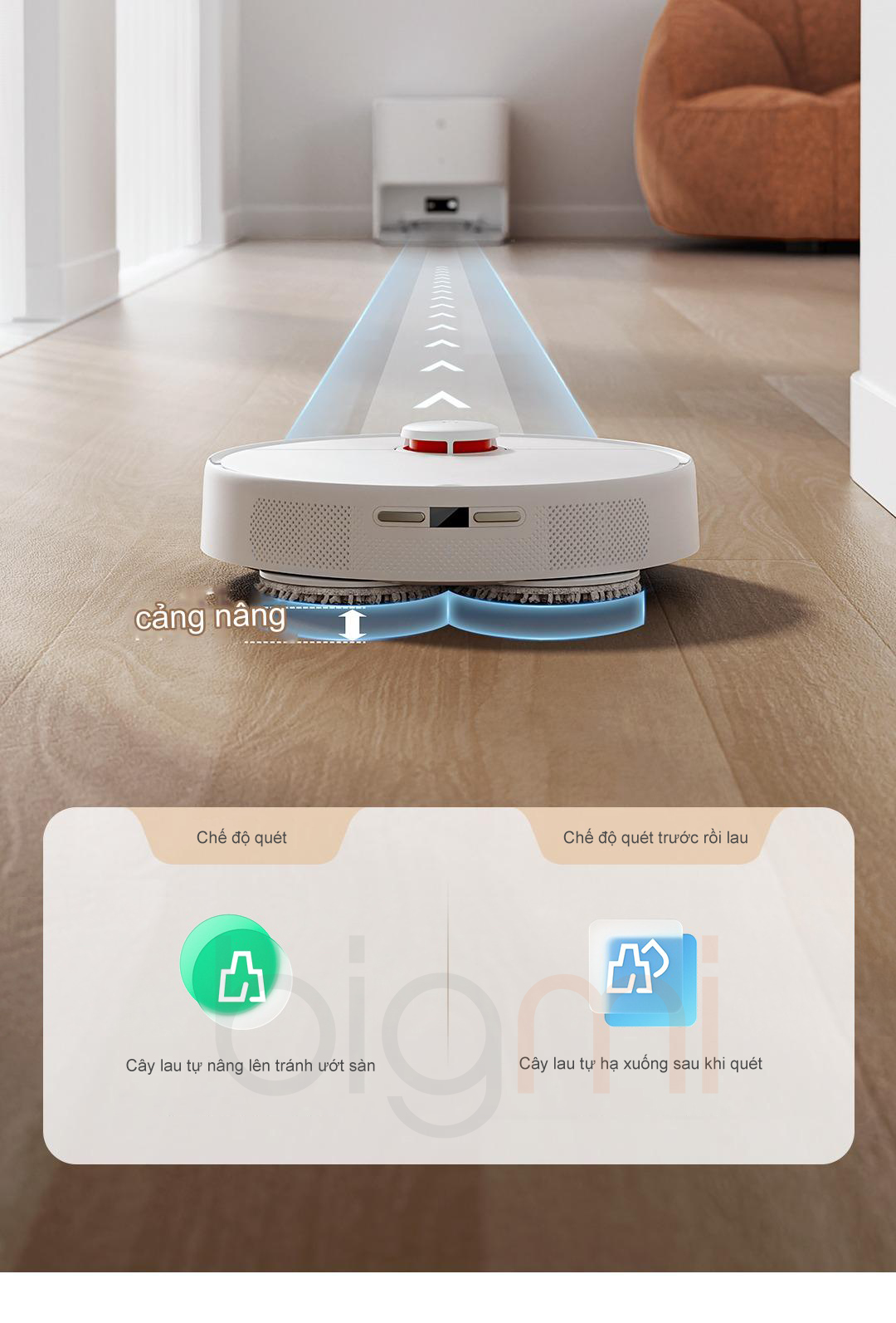 Robot hut bui lau nha Xiaomi Mijia 2 thong minh Model 2023 12