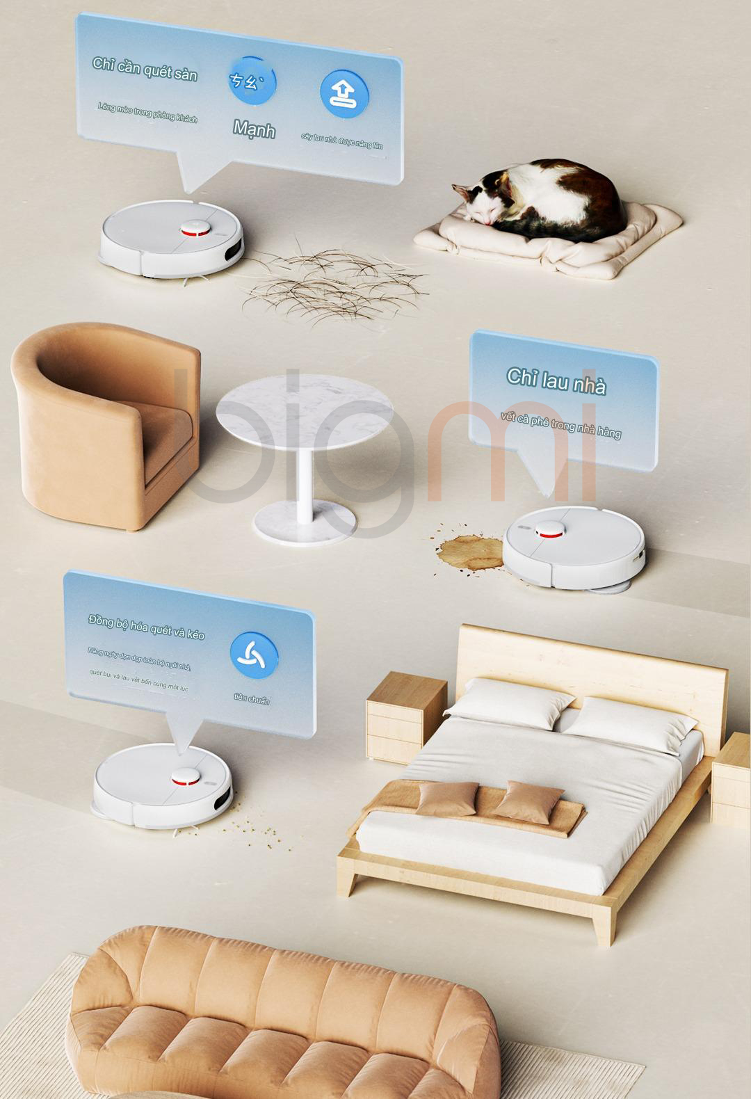 Robot hut bui lau nha Xiaomi Mijia 2 thong minh Model 2023 16