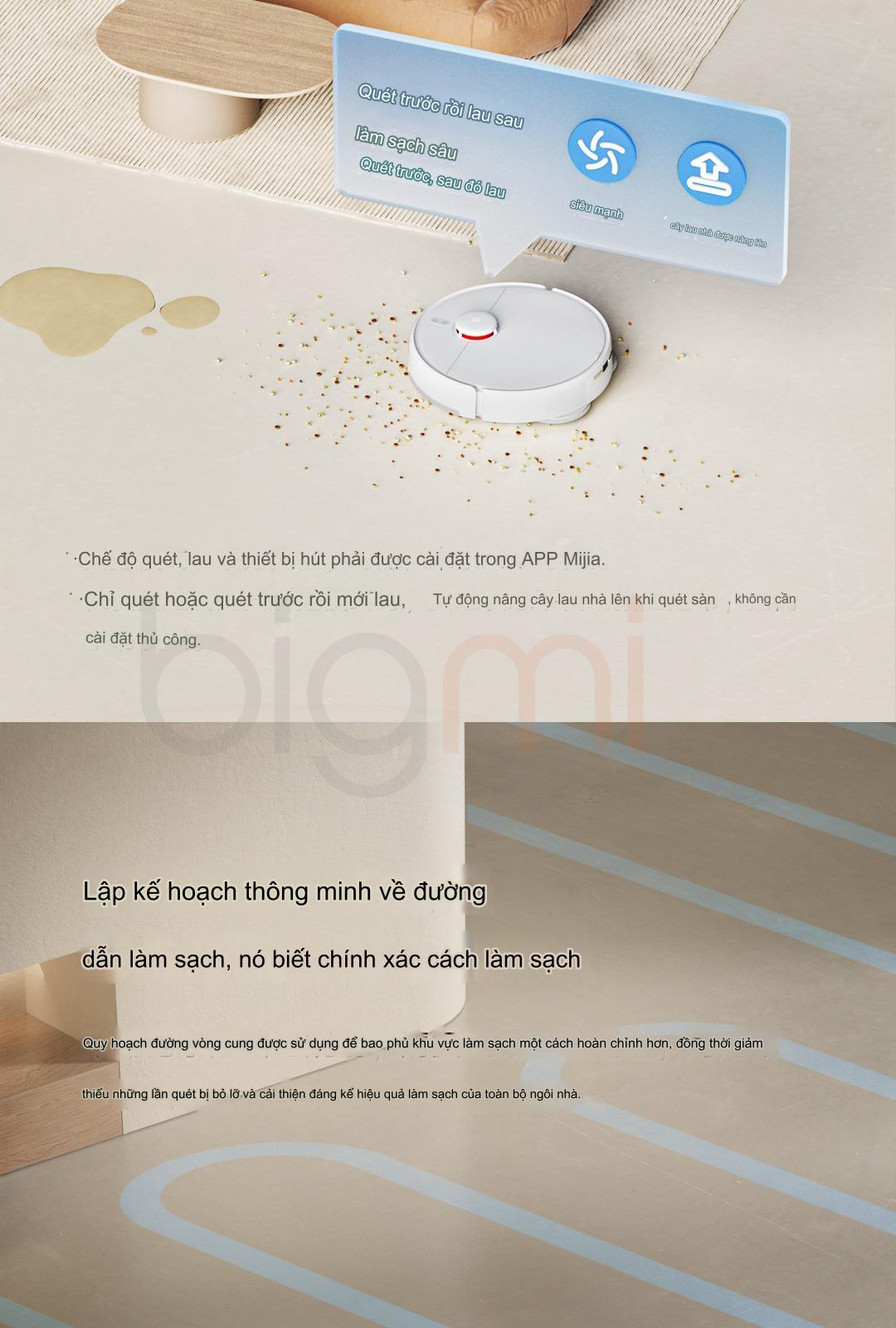 Robot hut bui lau nha Xiaomi Mijia 2 thong minh Model 2023 17