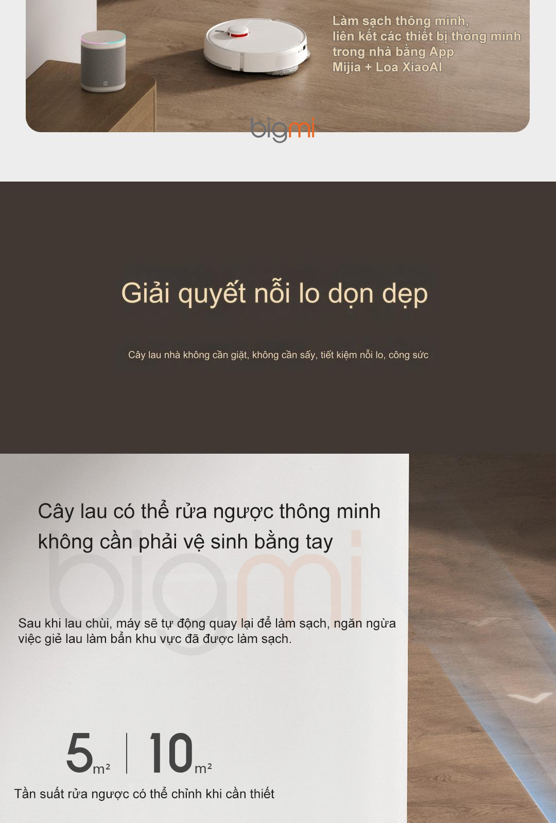 Robot hut bui lau nha Xiaomi Mijia 2 thong minh Model 2023 2