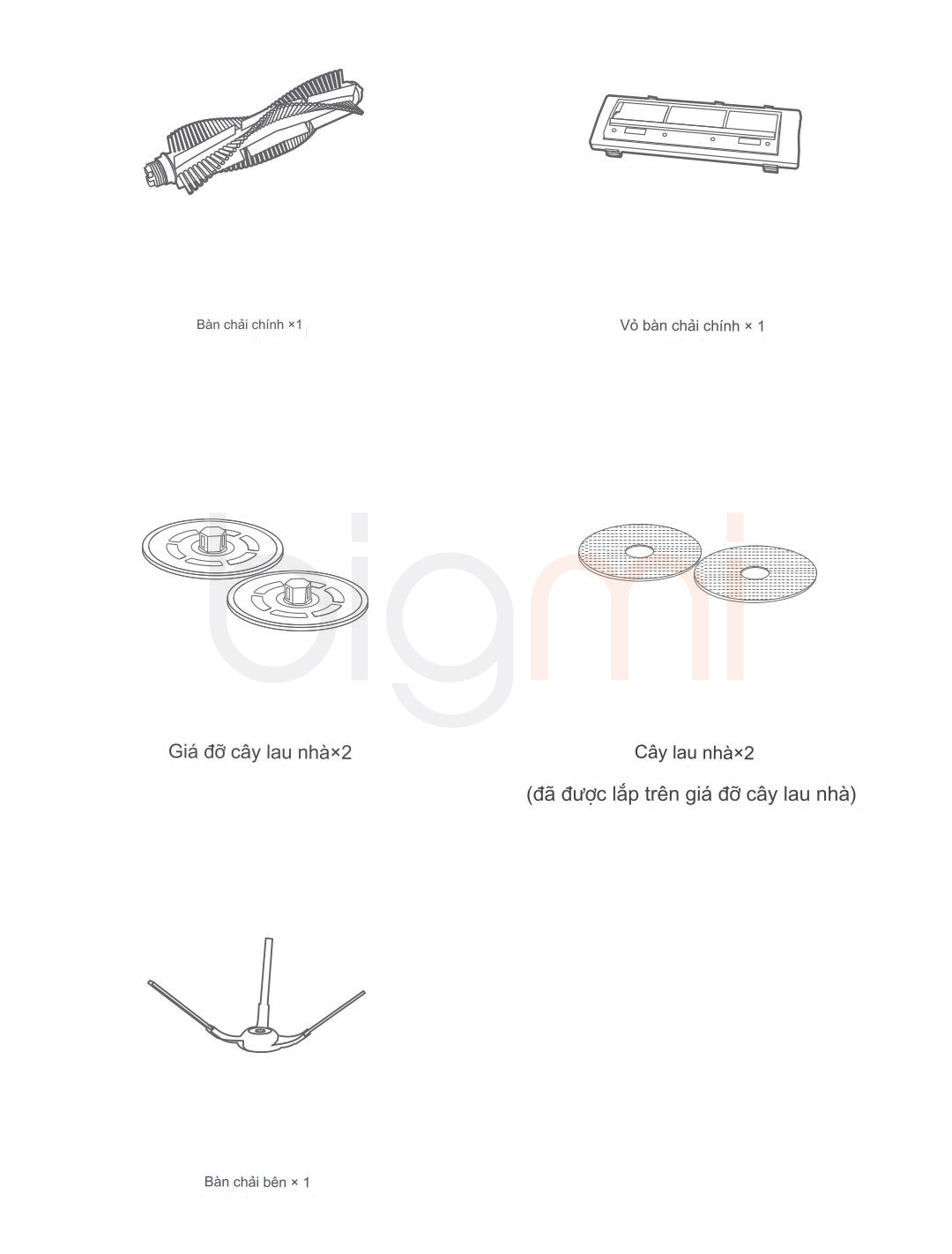 Robot hut bui lau nha Xiaomi Mijia 2 thong minh Model 2023 28