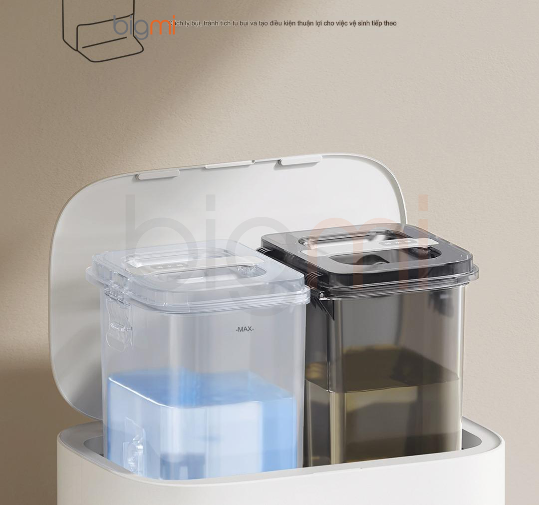 Robot hut bui lau nha Xiaomi Mijia 2 thong minh Model 2023 6