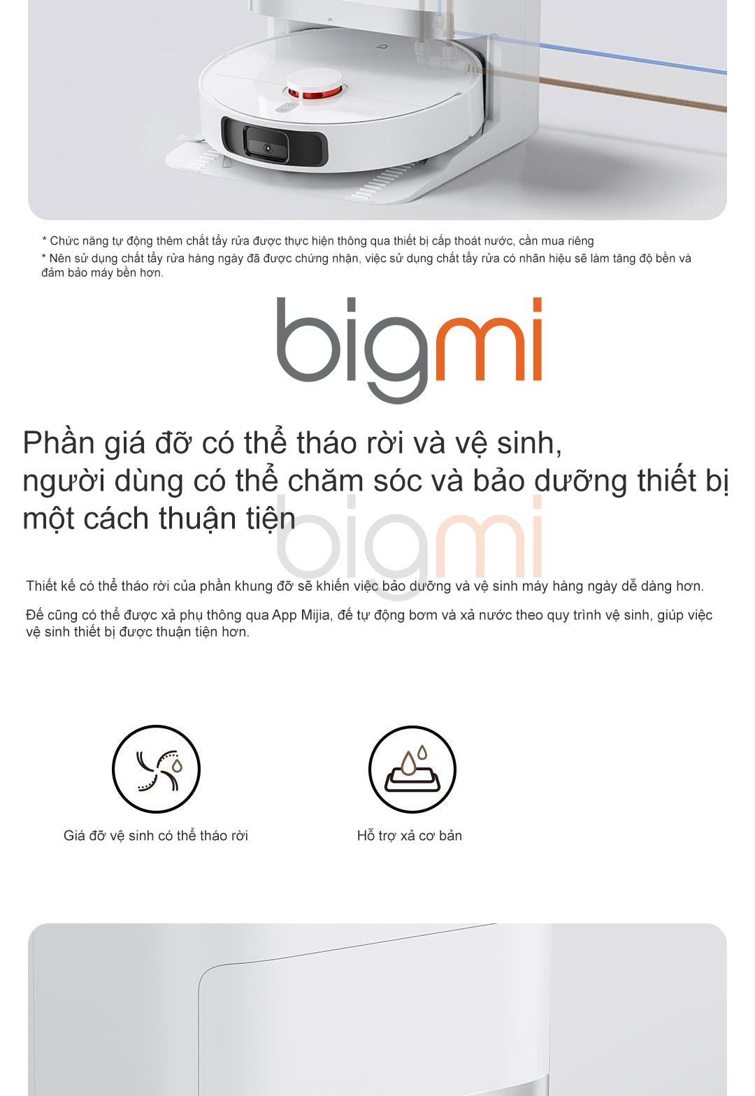 Robot hut bui Xiaomi Mijia Infinite Vacuum Mop 2 10