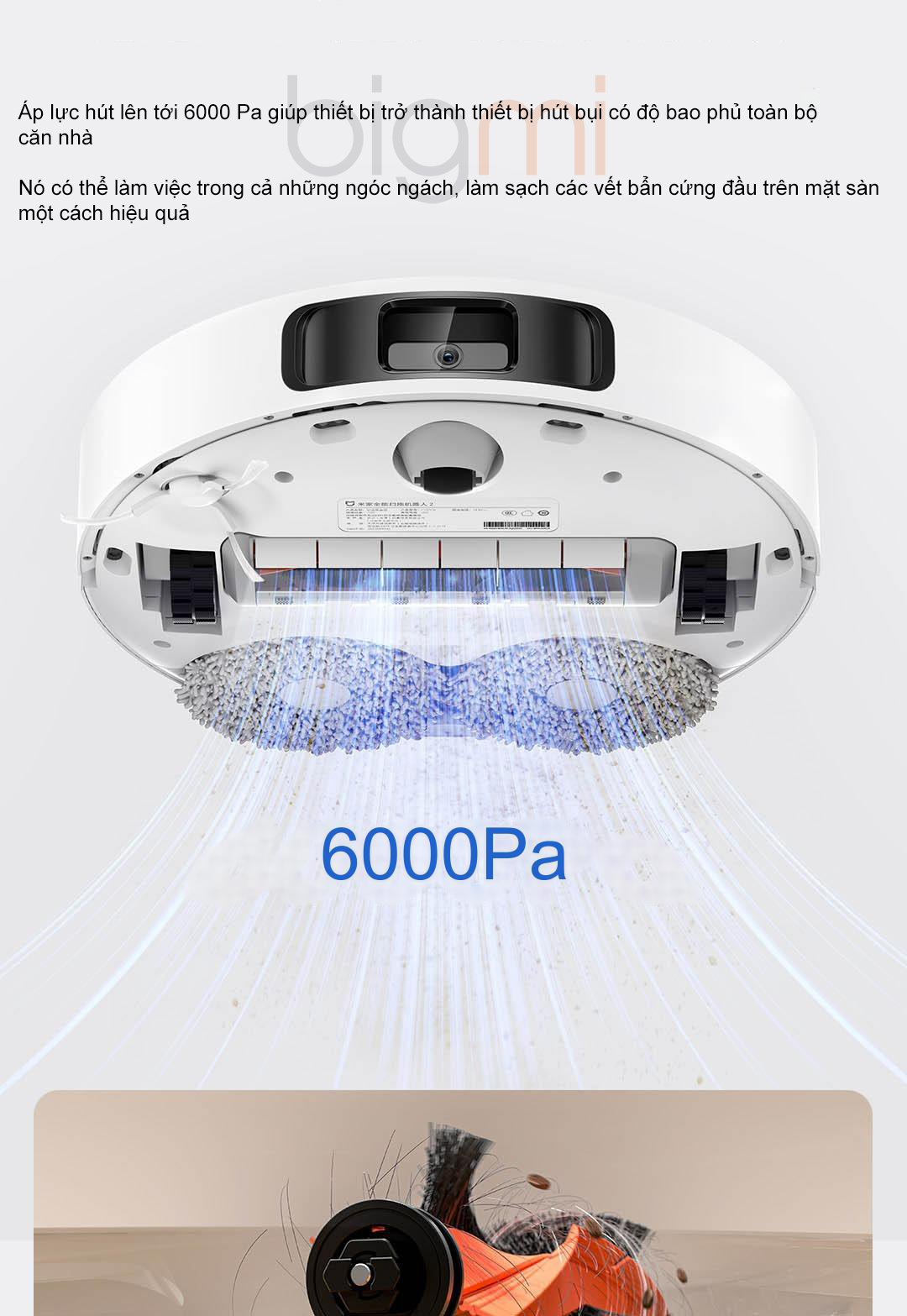 Robot hut bui Xiaomi Mijia Infinite Vacuum Mop 2 12