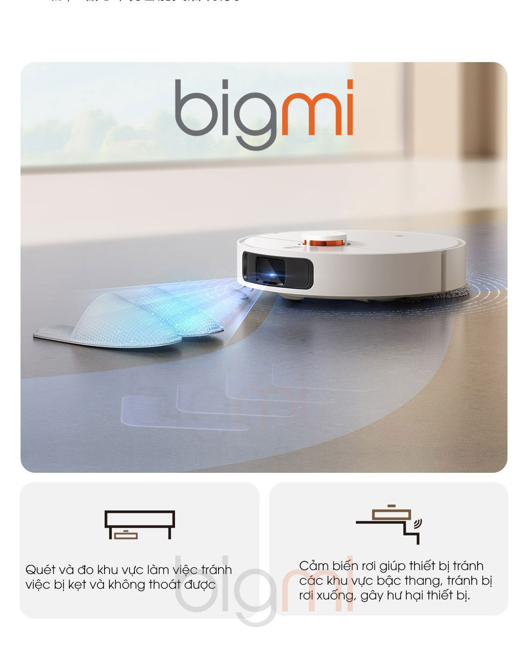 Robot hut bui Xiaomi Mijia Infinite Vacuum Mop 2 19