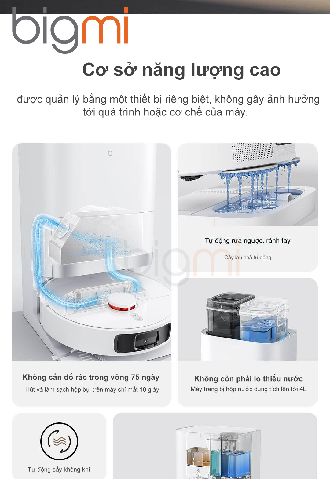 Robot hut bui Xiaomi Mijia Infinite Vacuum Mop 2 2
