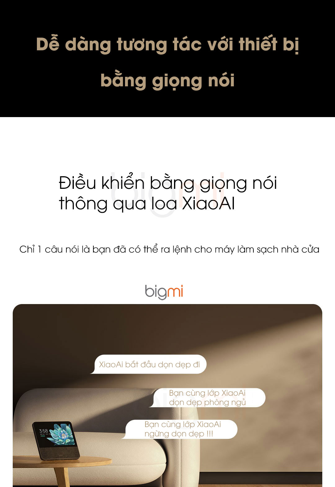 Robot hut bui Xiaomi Mijia Infinite Vacuum Mop 2 21
