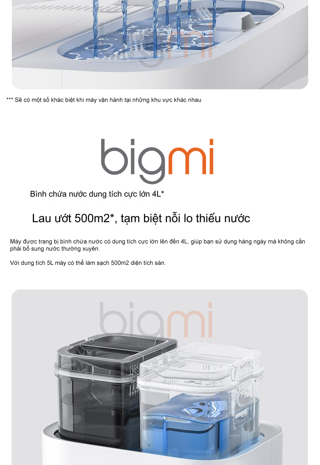 Robot hut bui Xiaomi Mijia Infinite Vacuum Mop 2 7