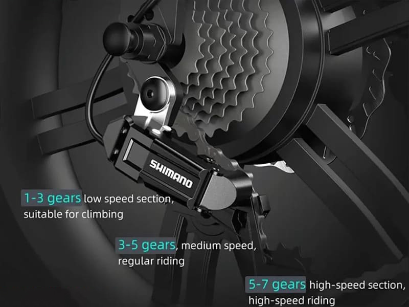 Xe đạp trợ lực điện ADO A20XE hộp số shimano 7 cấp độ