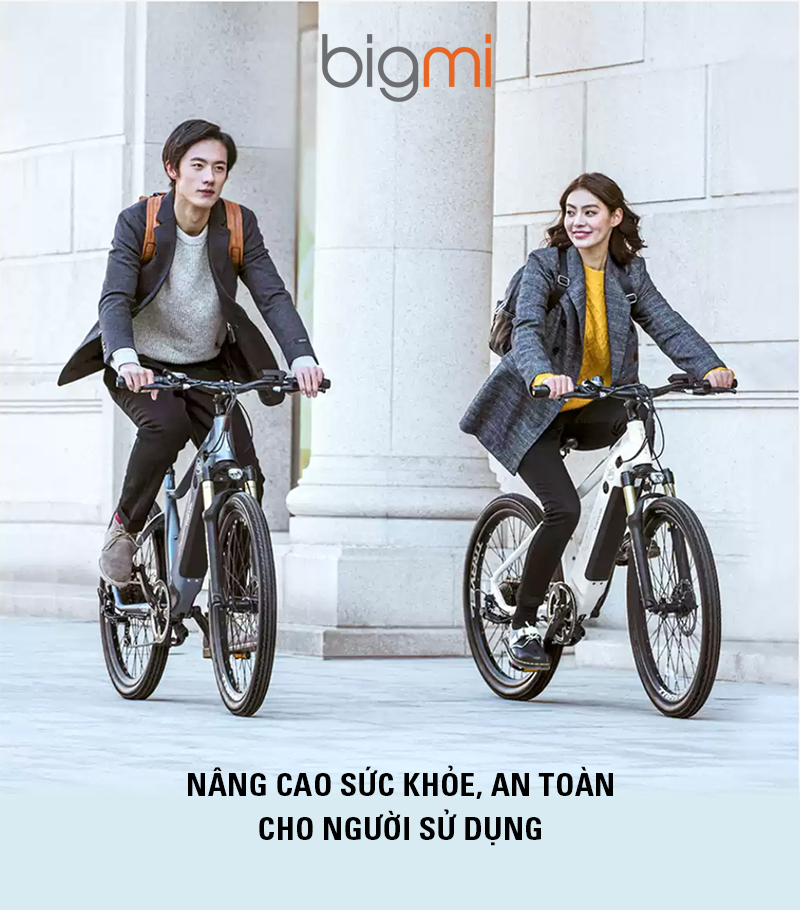 Xe dap dien tro luc HIMO C26 model 2023