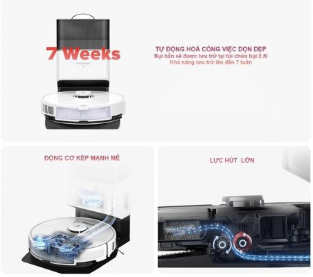Robot hút bụi lau nhà Roborock S8 và Roborock S8 plus thông minh có các tính năng nâng cao so với bản cũ